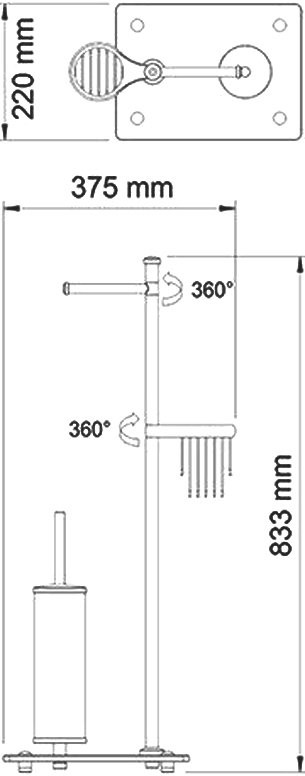 Стойка Wasserkraft K-1234