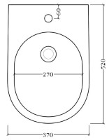 Биде подвесное ArtCeram File 2.0 FLB003 17 00 матовое белое Биде подвесное ArtCeram File 2.0 FLB003 17 00 матовое белое