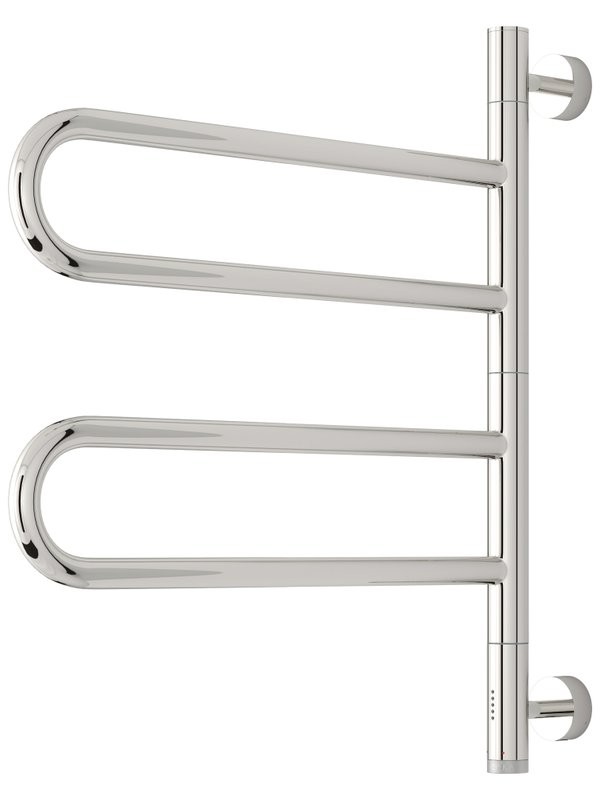 Полотенцесушитель электрический Сунержа Парео 4.0 00-0823-0567 55x50 см, скрытое подключение, глянцевый хром, E-образный