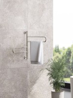 Полотенцесушитель электрический Сунержа Парео 4.0 00-0823-0567 55x50 см, скрытое подключение, глянцевый хром, E-образный