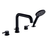 Смеситель на борт ванны Caprigo Don 53-410-NER матовый черный Смеситель на борт ванны Caprigo Don 53-410-NER матовый черный