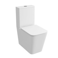 Унитаз-компакт напольный Grossman GR-4418MSQ с микролифтом, белый матовый