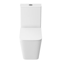 Унитаз-компакт напольный Grossman GR-4418MSQ с микролифтом, белый матовый