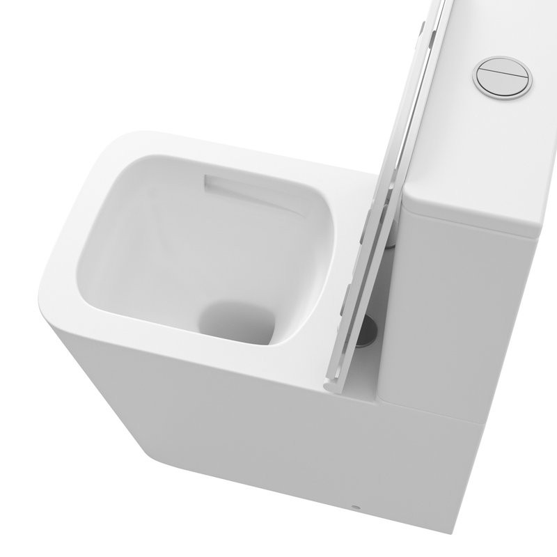 Унитаз-компакт напольный Grossman GR-4418MSQ с микролифтом, белый матовый