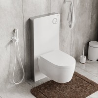 Система инсталляции для унитазов Wasserkraft Naab 86 с пневмокнопкой, белая