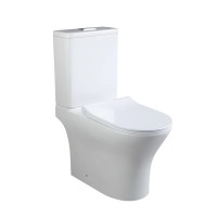 Унитаз-компакт напольный SantiLine SL-5044 белый