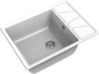 Мойка кухонная GranFest Vertex GF-V-680L иней