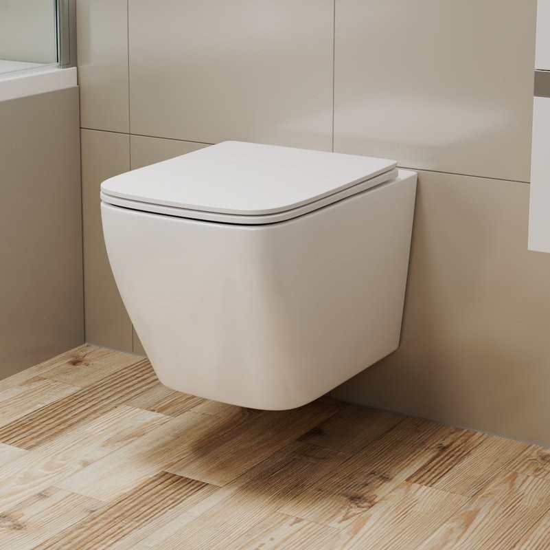 Унитаз подвесной Grossman Thin Rim GR-5603S глянцевый белый