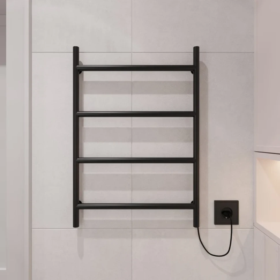 Полотенцесушитель электрический EWRIKA Гера 40x60, черный