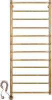 Полотенцесушитель электрический Secado Верона 1 125x55 см, подключение слева, бронза, лесенка, латунь