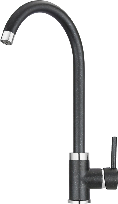 Смеситель для кухни Granula 2125, шварц