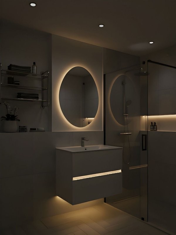 Зеркало Art&Max Como 70x100 с подсветкой