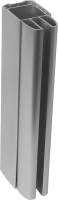 Шторка на ванну Kubele DE020 DE020P601-MAT-MT- 70х150 150х70, профиль матовый хром, стекло матовое