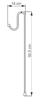 Полка Wasserkraft K-71133 3-ярусная, хром