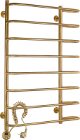 Полотенцесушитель электрический Secado Венеция 2 105x60 см, подключение слева, бронза, лесенка, латунь