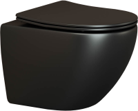 Унитаз подвесной Ceramicanova Metropol CN4002MB безободковый