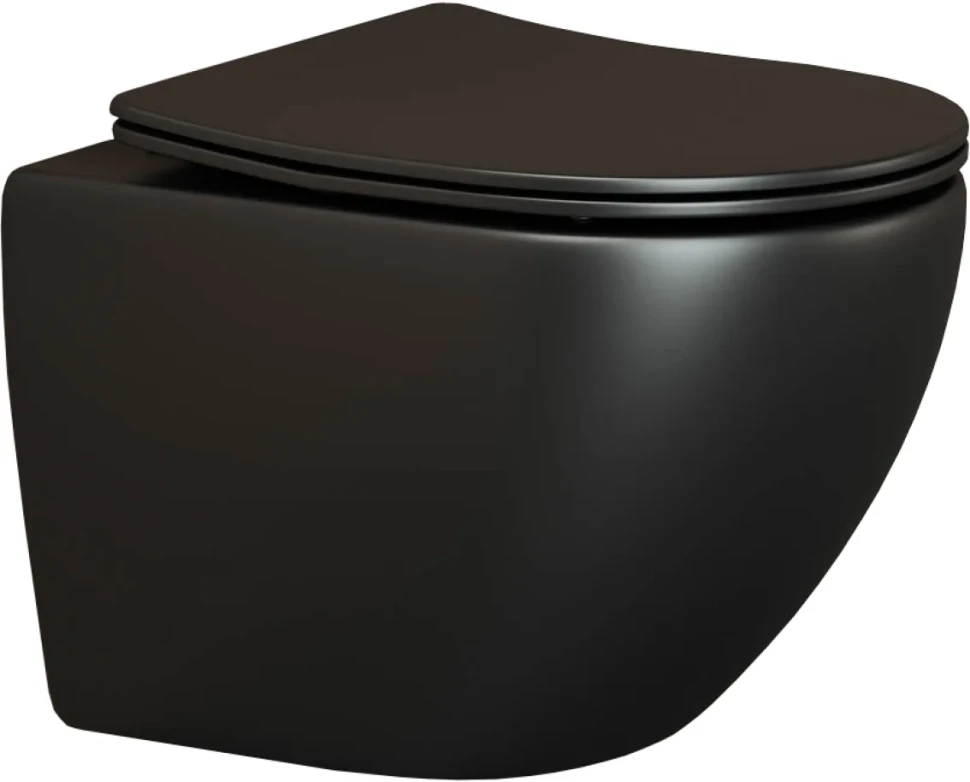 Унитаз подвесной Ceramicanova Metropol CN4002MB безободковый