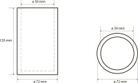 Стакан Bemeta Gamma 145611320