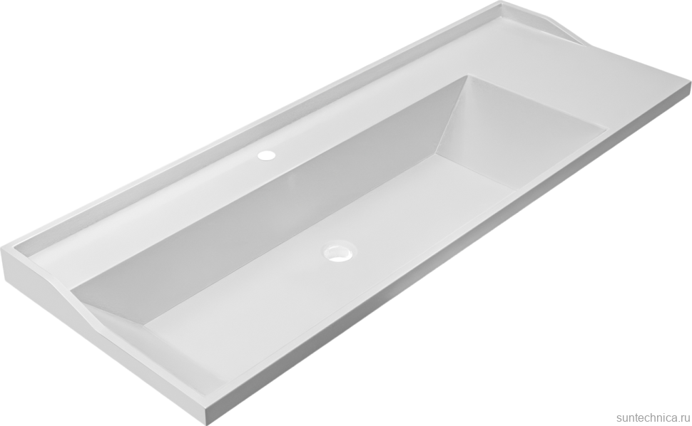 Тумба с раковиной СаНта Марс 120 подвесная, янтарная