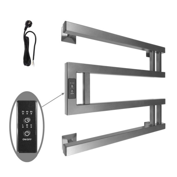 Полотенцесушитель электрический Altasan МонакоПроф 40х50 графит