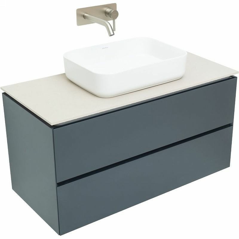 Тумба под раковину Allen Brau Infinity 100 подвесная, антрацит матовый