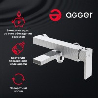 Смеситель для ванны с душем Agger Great Great A2810011