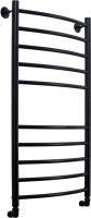 Полотенцесушитель водяной Comfysan Noumi W-10 100х50 100x55 см, черный матовый, лесенка