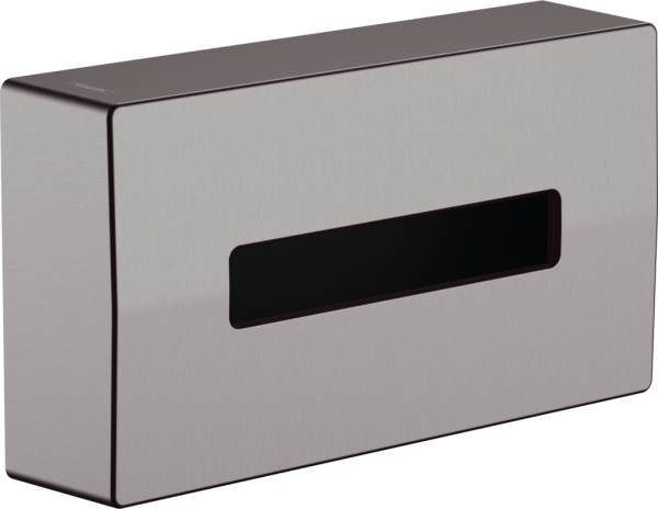Бокс для салфеток Hansgrohe AddStoris 41774340 шлифованный черный хром