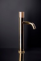 Смеситель для раковины Boheme Stick 122-GG.2 gold touch gold