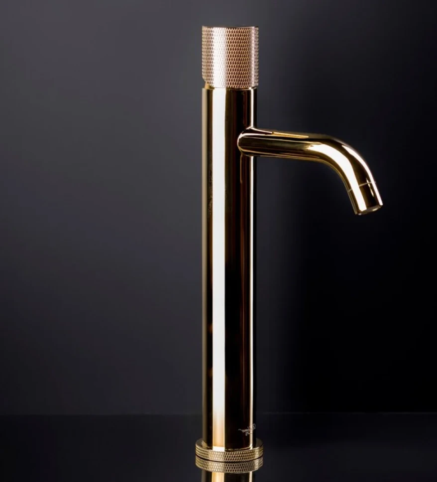 Смеситель для раковины Boheme Stick 122-GG.2 gold touch gold