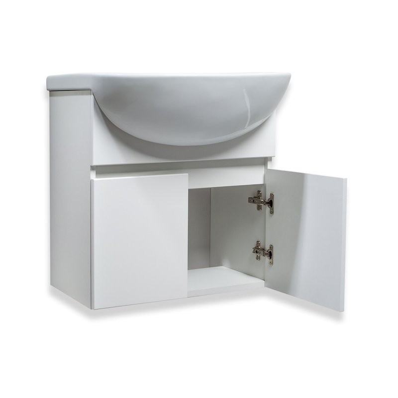 Мебель для ванной комнаты Runo Лада 50 подвесная, белая