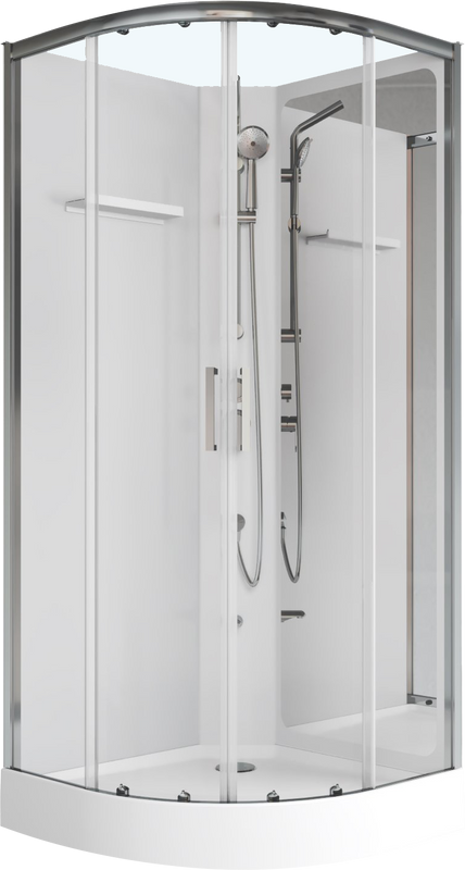 Душевая кабина Aquanet Passion R 2.0 263868 90x90, профиль хром, стекло прозрачное
