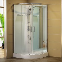 Душевая кабина Aquanet Passion R 2.0 263868 90x90, профиль хром, стекло прозрачное