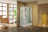 Душевая кабина Aquanet Passion R 2.0 263868 90x90, профиль хром, стекло прозрачное