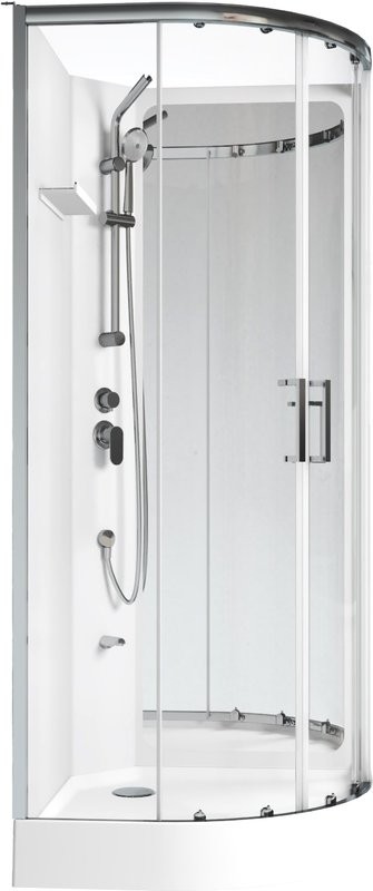 Душевая кабина Aquanet Passion R 2.0 263868 90x90, профиль хром, стекло прозрачное
