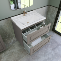 Тумба с раковиной Caprigo Wales 70 айрон