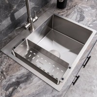 Мойка кухонная Melana ProfLine R6050HK в комплекте с коландером, сатин