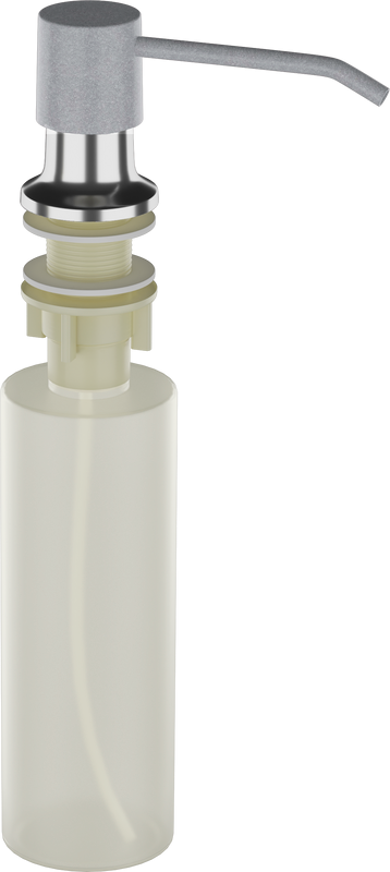 Мойка кухонная Ulgran U-609 342 графит + дозатор U-01 графит