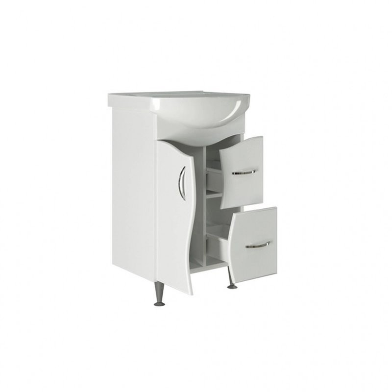 Тумба д/ванной "КЛАССИК-50" под рак.Уют-50 (ROSA) (ПВХ) (разбор)