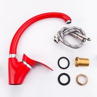 Смеситель для кухни Frap H01 F4101-13 красный