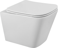 Унитаз подвесной BelBagno Ardente-R BB520CHR безободковый, крышка BB3103/3106SC с микролифтом
