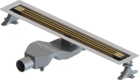 Душевой трап (лоток) Boheme Infinity 60 см, матовое золото