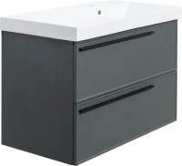 Тумба с раковиной La Fenice Elba Twin 90 серая