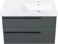Тумба с раковиной La Fenice Elba Twin 90 серая