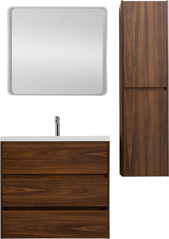 Тумба под раковину Art&Max Family-M 90 напольная, bourbon oak