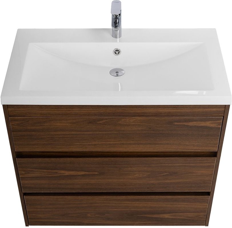 Тумба под раковину Art&Max Family-M 90 напольная, bourbon oak