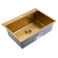 Кухонная мойка Splenka S703.7050.03, золотой сатин Кухонная мойка Splenka S703.7050.03, золотой сатин
