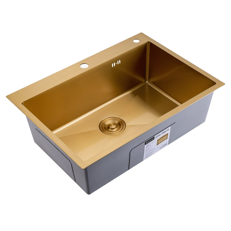 Кухонная мойка Splenka S703.7050.03, золотой сатин