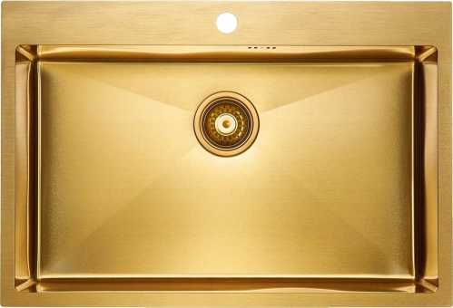 Мойка кухонная Paulmark Vast PM217551-BG брашированное золото