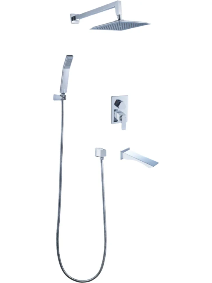 Душевой комплект Lemark Contest LM5822CW С ВНУТРЕННЕЙ ЧАСТЬЮ